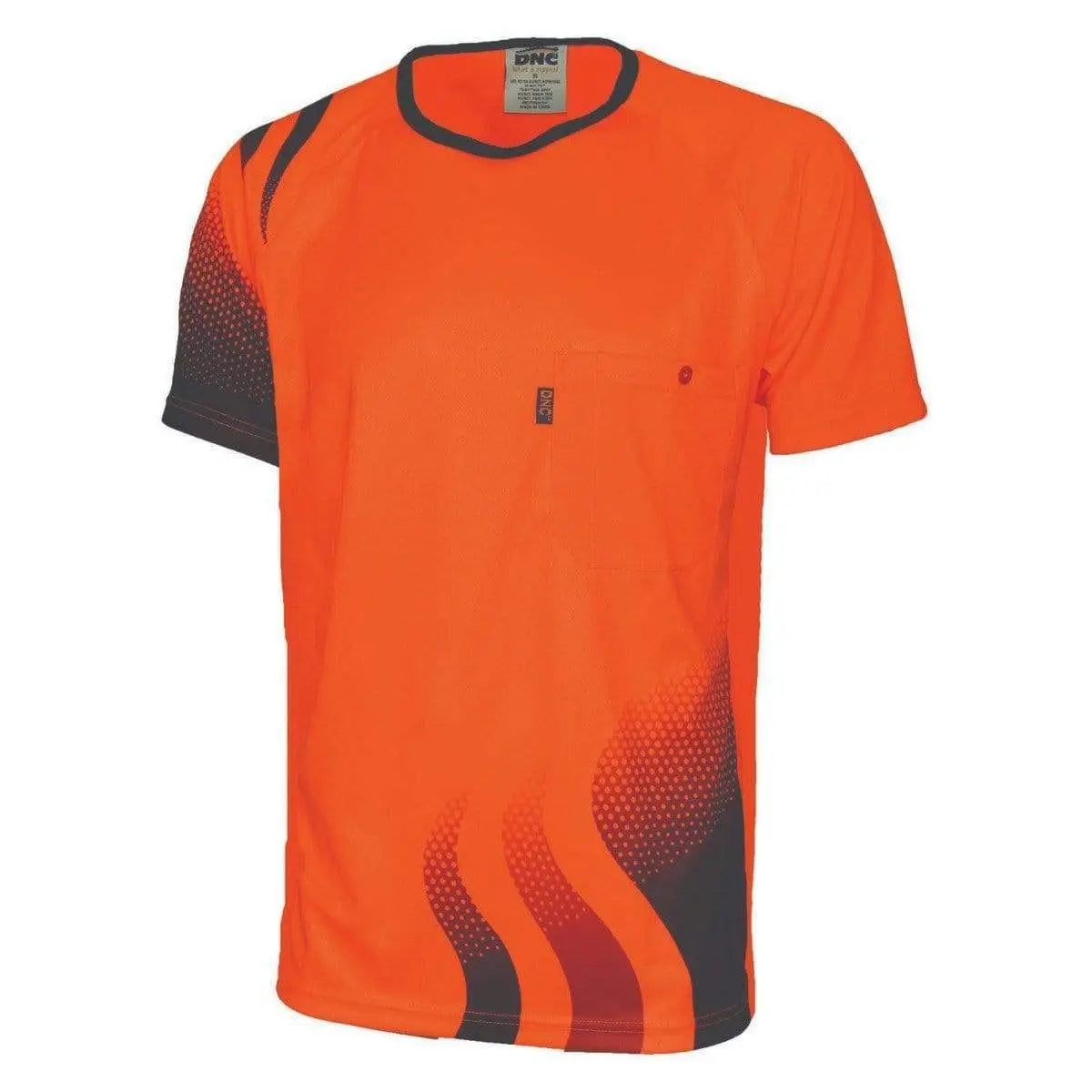 Dnc Workwear Wave Hi-vis Sublimated Tee - 3562 Metro Workwear.